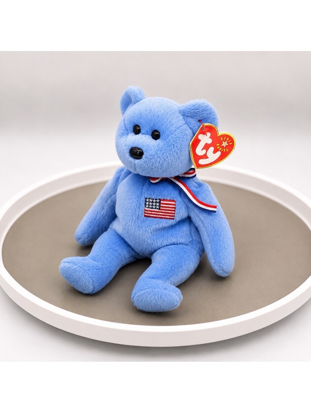 TY Beanie Baby America the Bear Plush